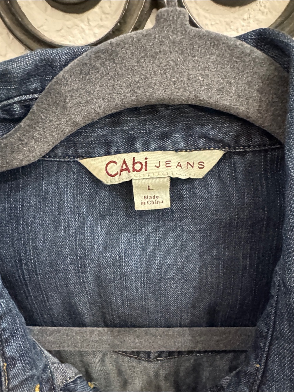 CAbi Denim Shirt Jacket - Medium Blue - Picture 2 of 4